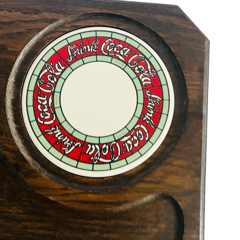 Coca Cola Wood Serving Tray - Picture 5 of 6